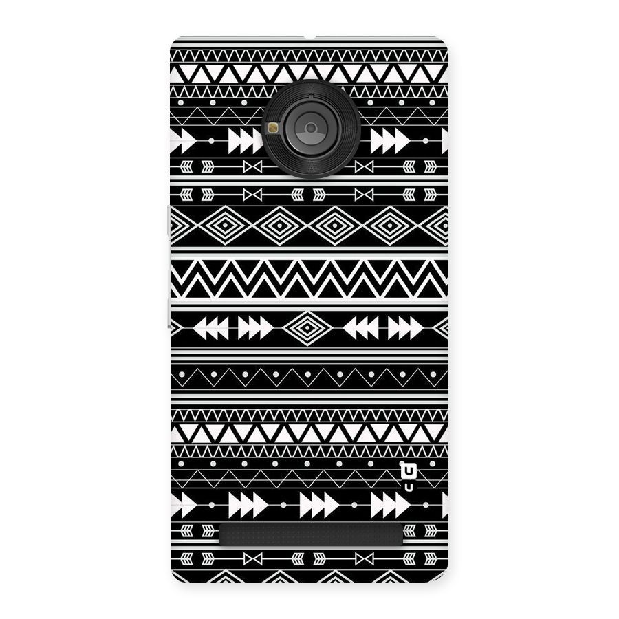 Black Aztec Creativity Back Case for Yu Yuphoria