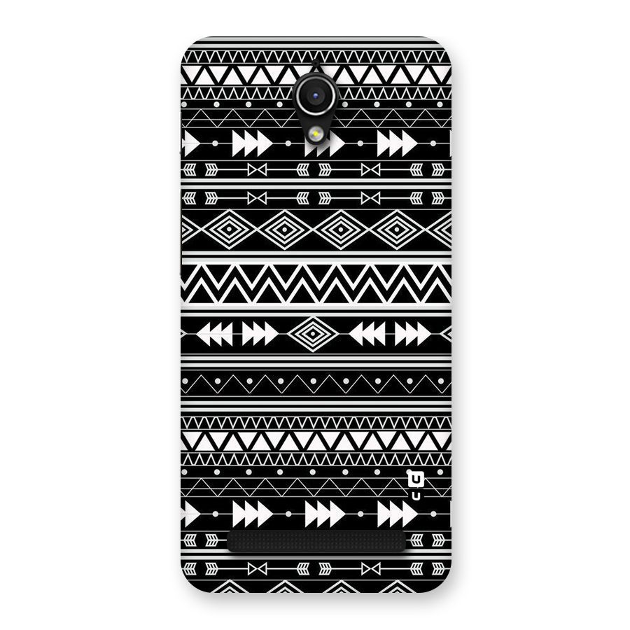 Black Aztec Creativity Back Case for Zenfone Go
