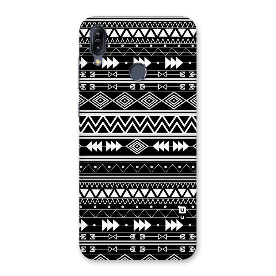 Black Aztec Creativity Back Case for Zenfone Max M2