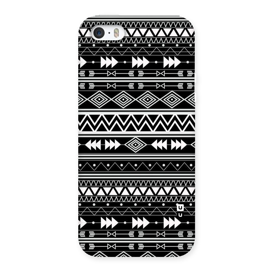 Black Aztec Creativity Back Case for iPhone 5 5S