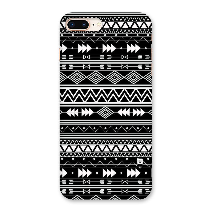 Black Aztec Creativity Back Case for iPhone 8 Plus