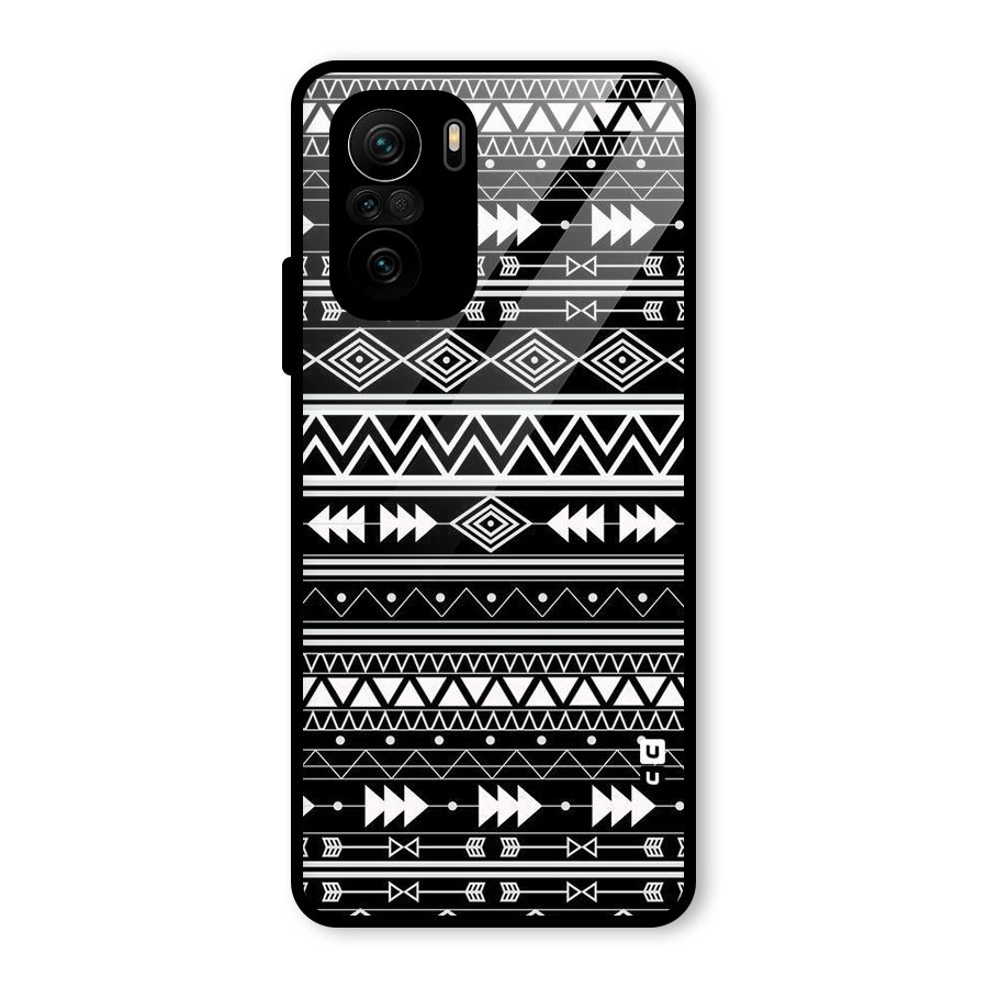 Black Aztec Creativity Glass Back Case for Mi 11X Pro