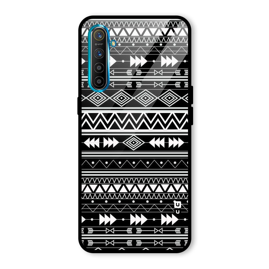 Black Aztec Creativity Glass Back Case for Realme X2