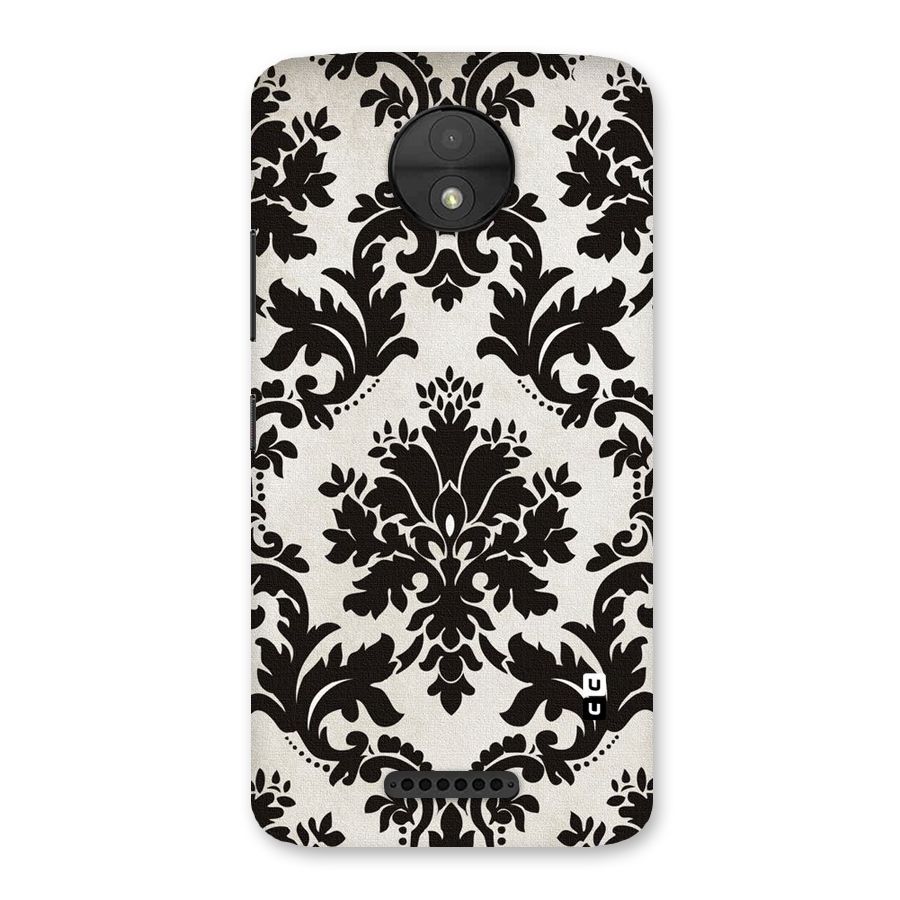 Black Beauty Back Case for Moto C