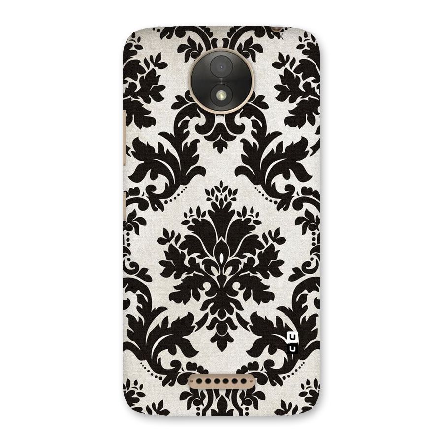 Black Beauty Back Case for Moto C Plus