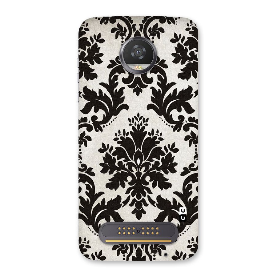 Black Beauty Back Case for Moto Z2 Play