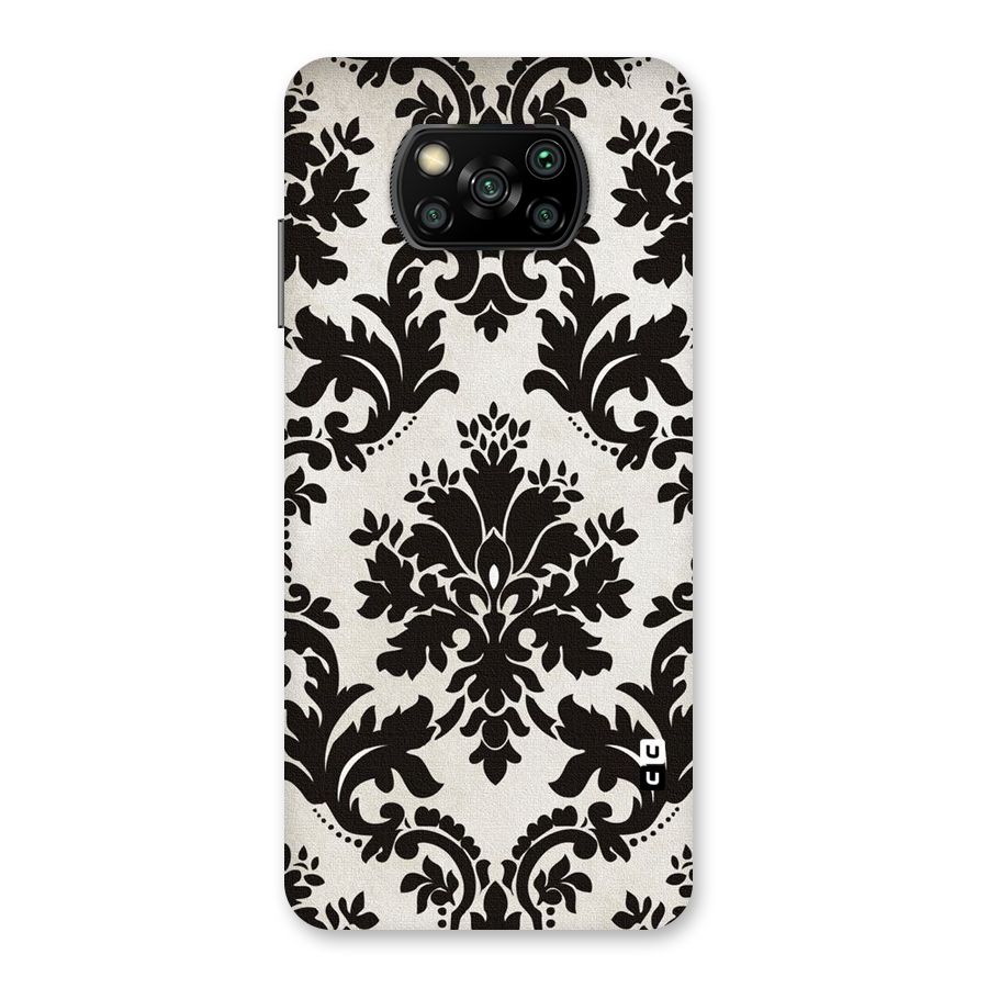 Black Beauty Back Case for Poco X3