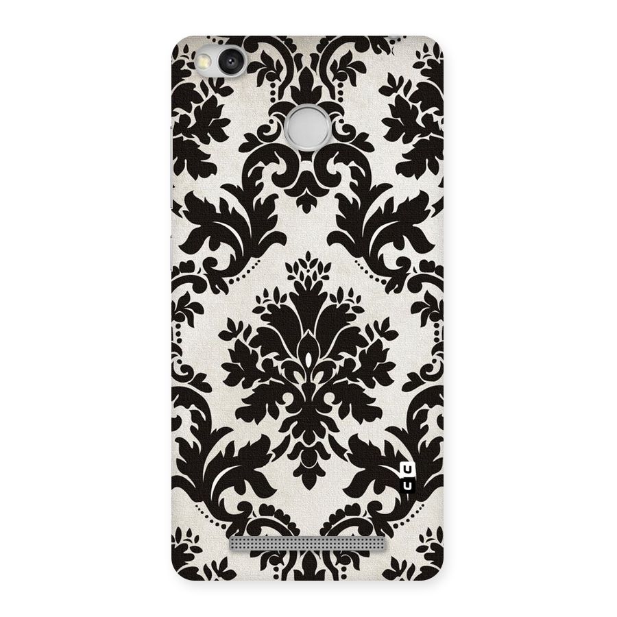Black Beauty Back Case for Redmi 3S Prime
