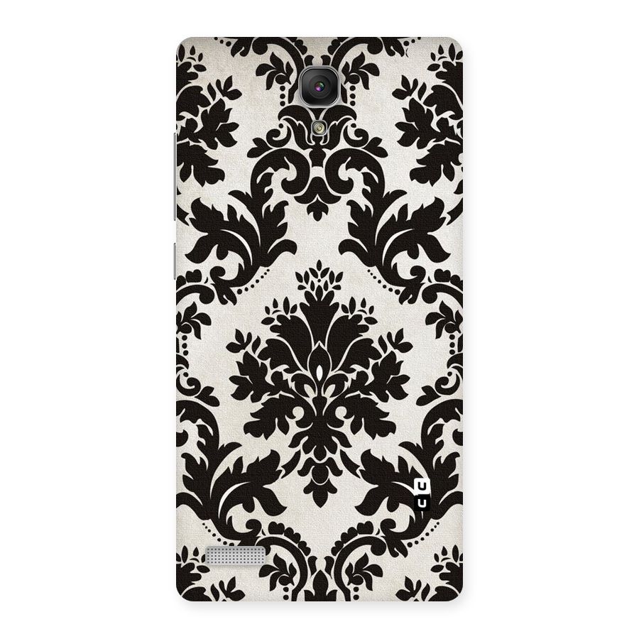 Black Beauty Back Case for Redmi Note