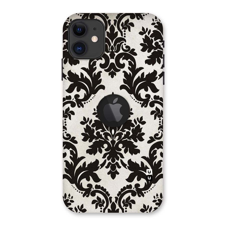 Black Beauty Back Case for iPhone 11 Logo Cut