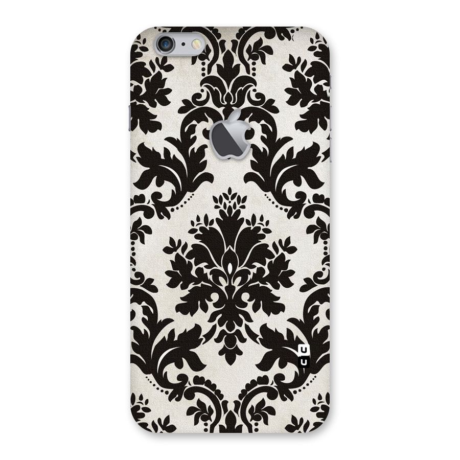 Black Beauty Back Case for iPhone 6 Plus 6S Plus Logo Cut