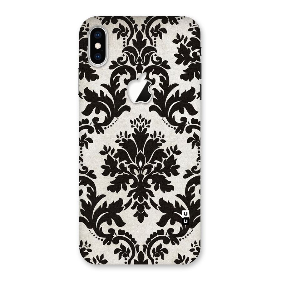 Black Beauty Back Case for iPhone XS Max Apple Cut