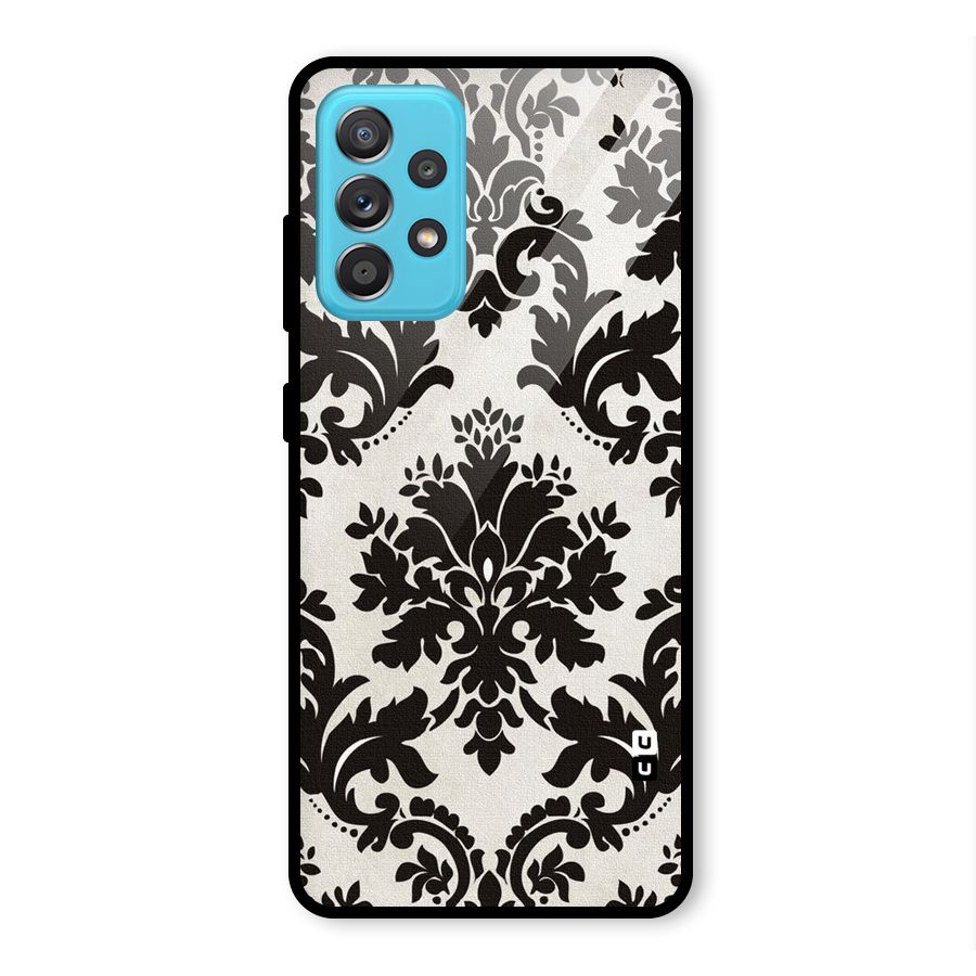 Black Beauty Glass Back Case for Galaxy A52