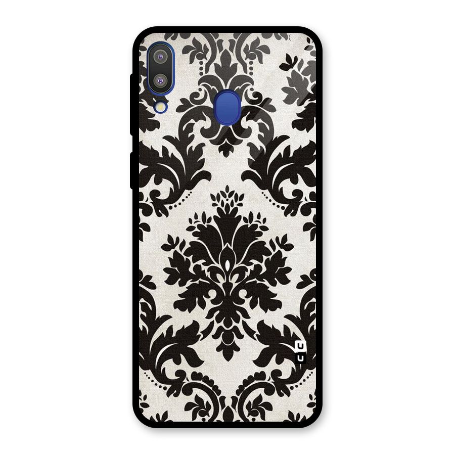 Black Beauty Glass Back Case for Galaxy M20