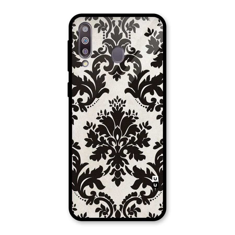 Black Beauty Glass Back Case for Galaxy M30