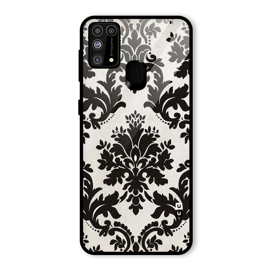Black Beauty Glass Back Case for Galaxy M31