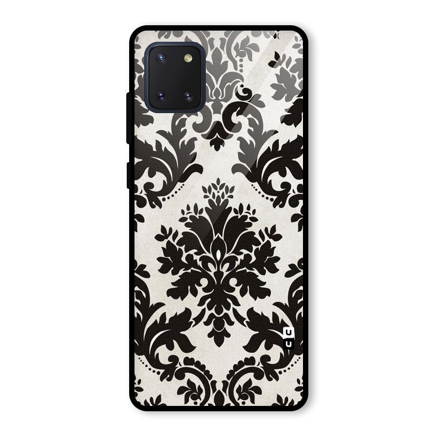 Black Beauty Glass Back Case for Galaxy Note 10 Lite