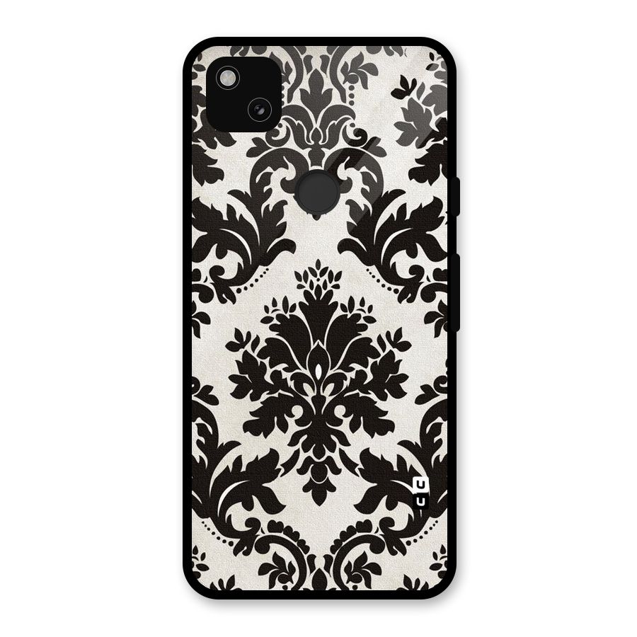 Black Beauty Glass Back Case for Google Pixel 4a
