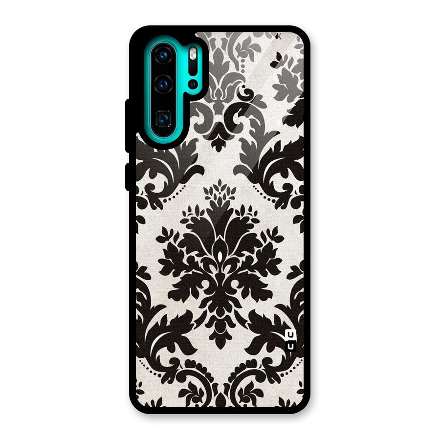 Black Beauty Glass Back Case for Huawei P30 Pro