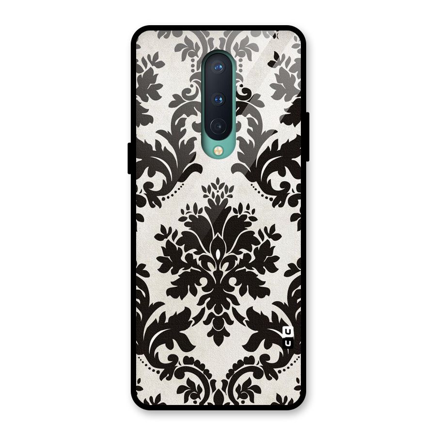 Black Beauty Glass Back Case for OnePlus 8