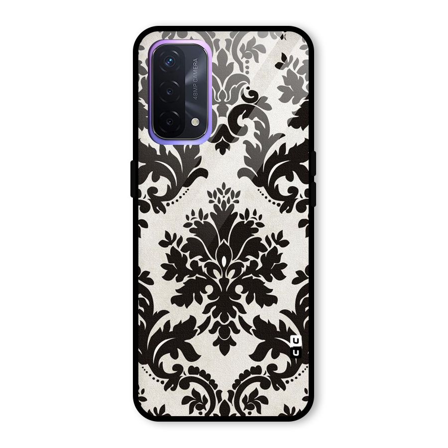 Black Beauty Glass Back Case for Oppo A74 5G