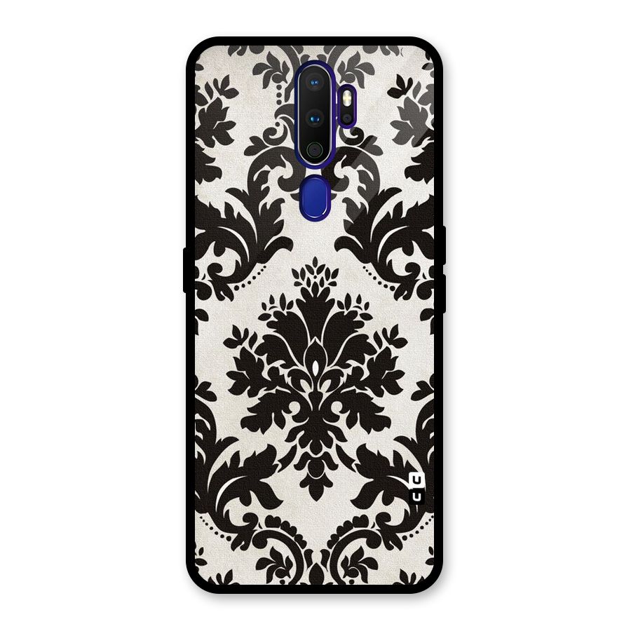 Black Beauty Glass Back Case for Oppo A9 (2020)