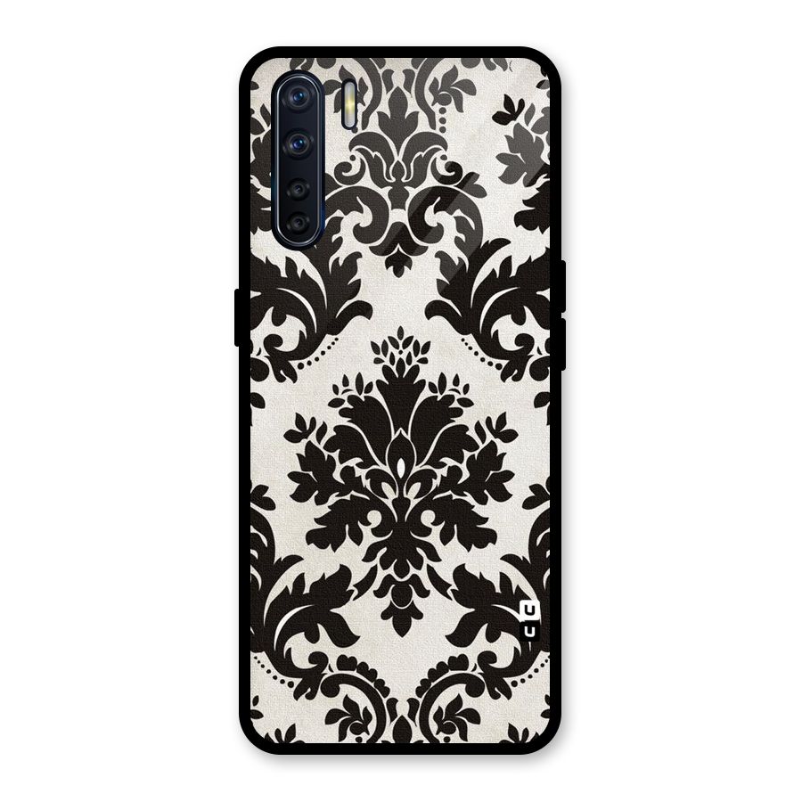 Black Beauty Glass Back Case for Oppo F15