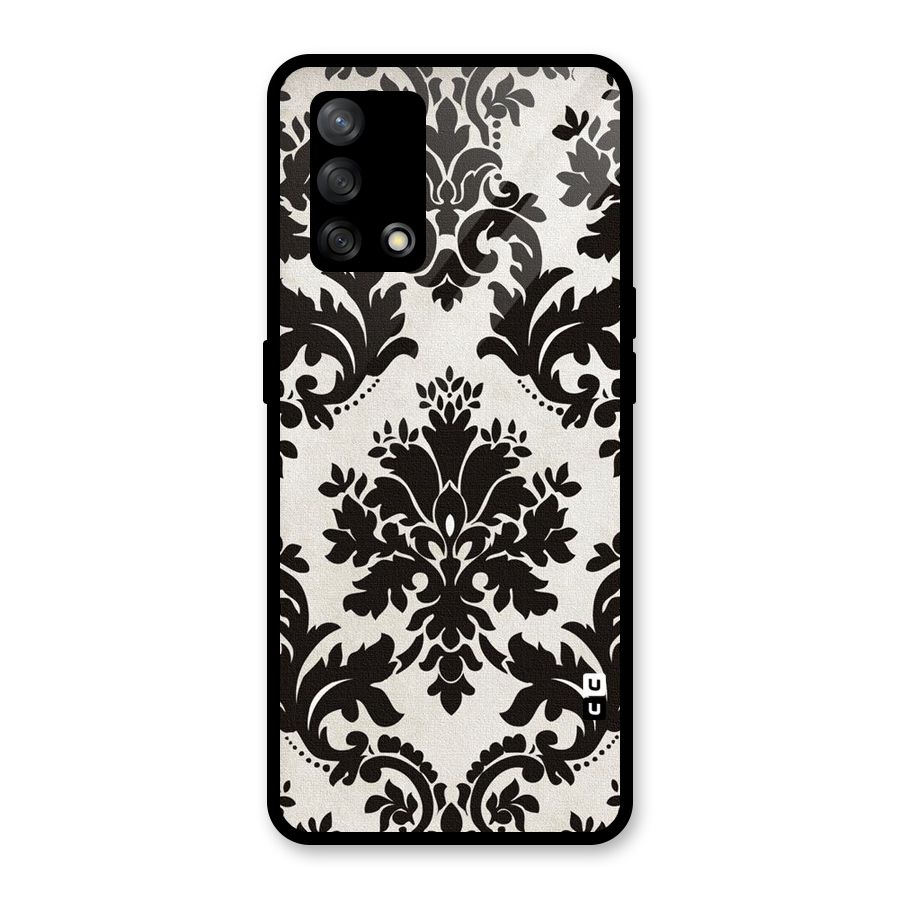 Black Beauty Glass Back Case for Oppo F19