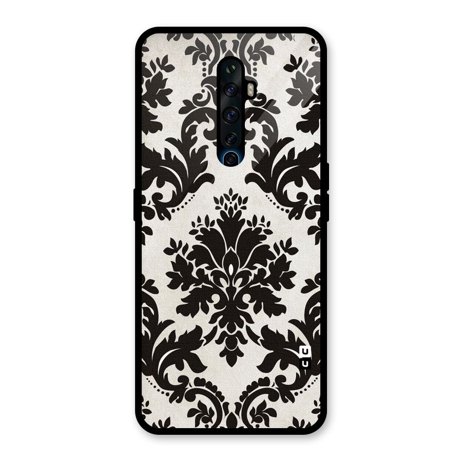 Black Beauty Glass Back Case for Oppo Reno2 F