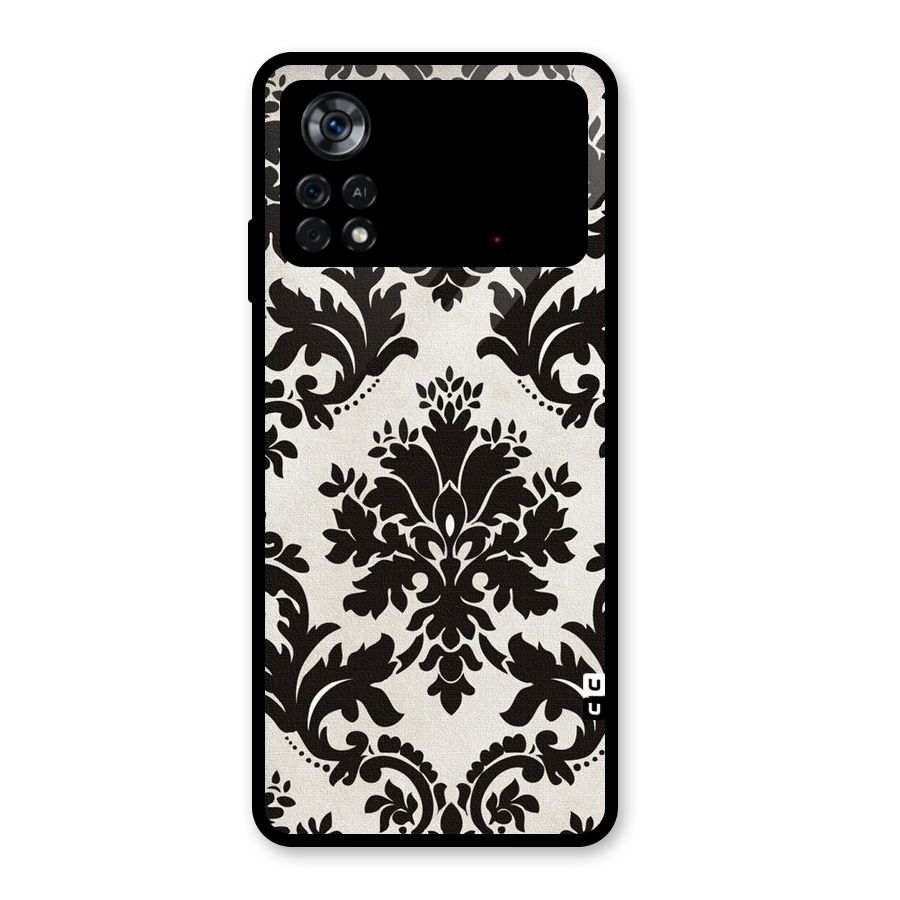 Black Beauty Glass Back Case for Poco X4 Pro 5G