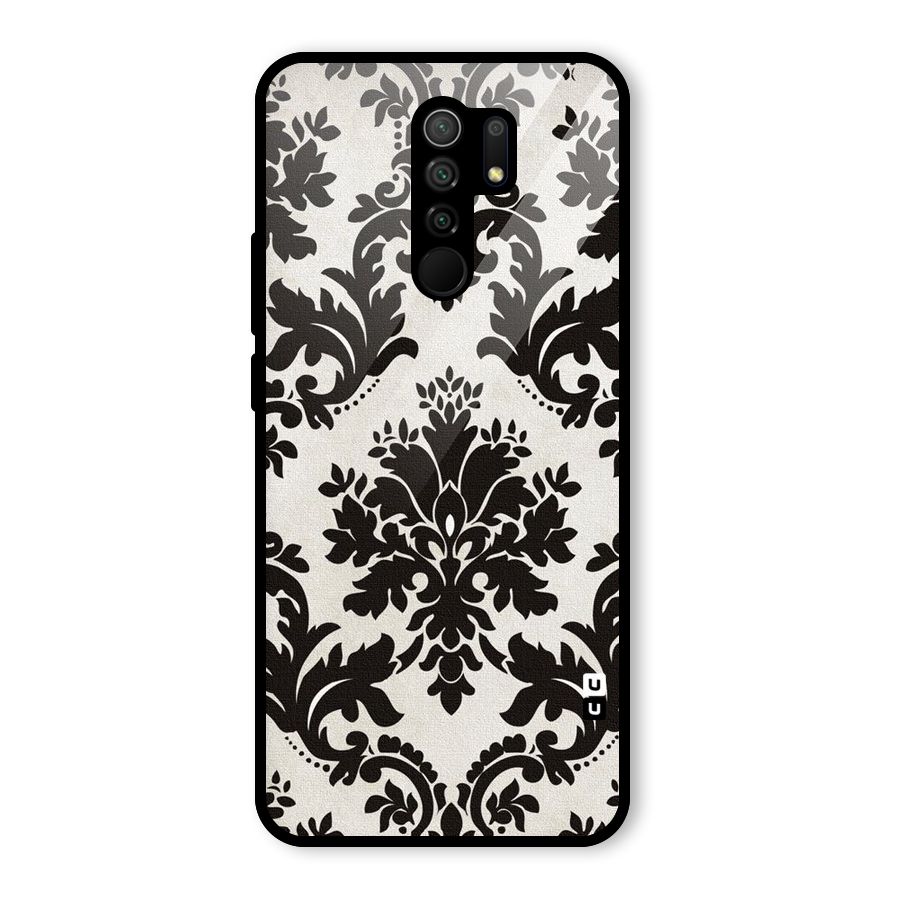 Black Beauty Glass Back Case for Redmi 9 Prime