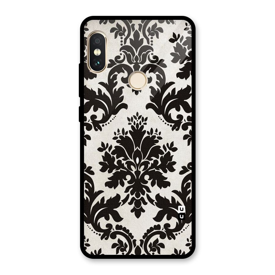 Black Beauty Glass Back Case for Redmi Note 5 Pro