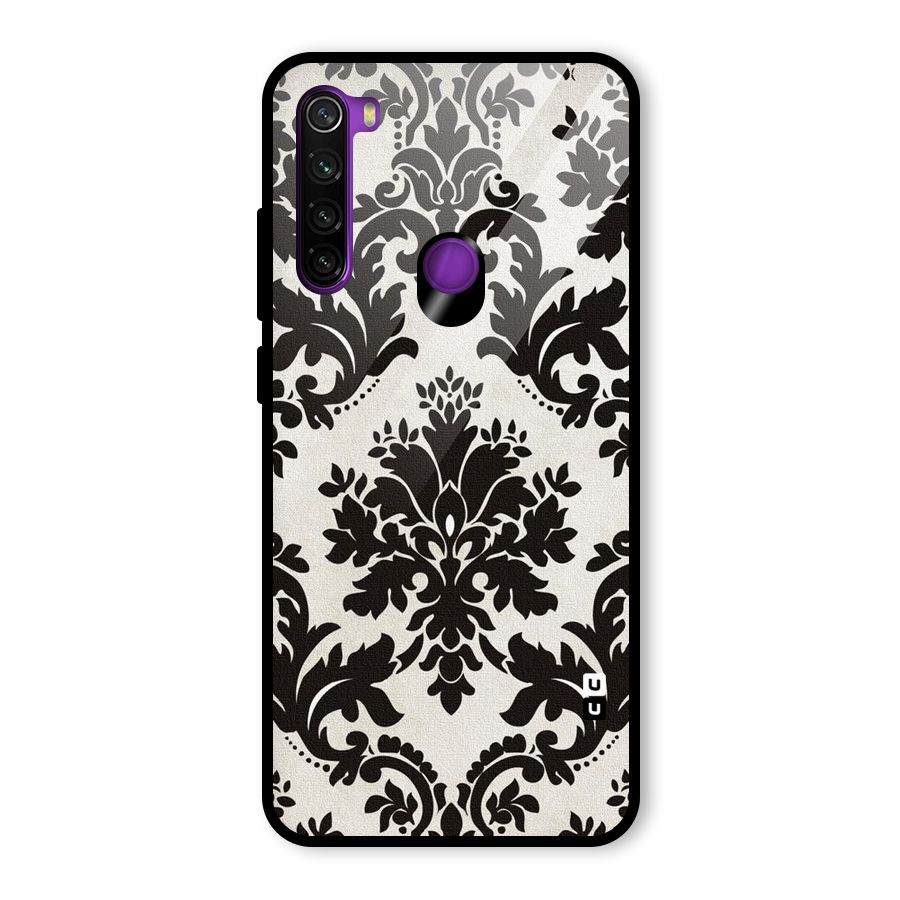 Black Beauty Glass Back Case for Redmi Note 8