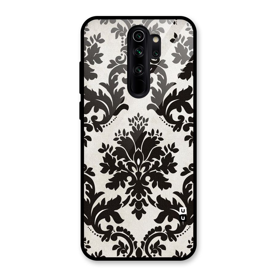 Black Beauty Glass Back Case for Redmi Note 8 Pro