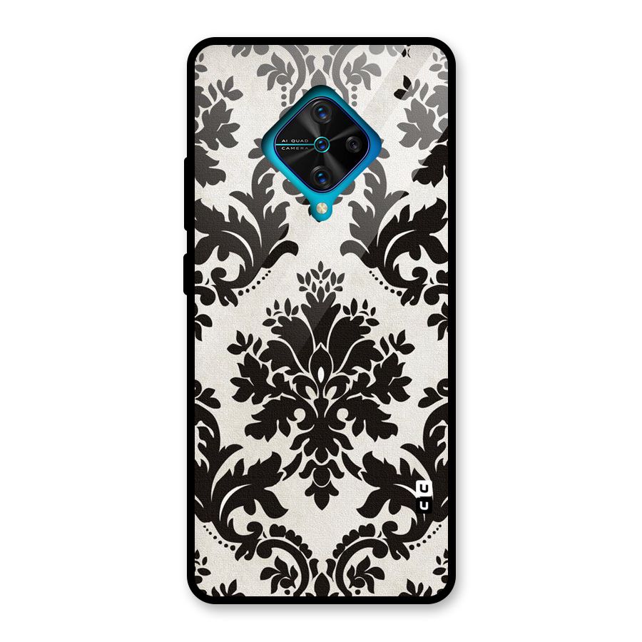Black Beauty Glass Back Case for Vivo S1 Pro