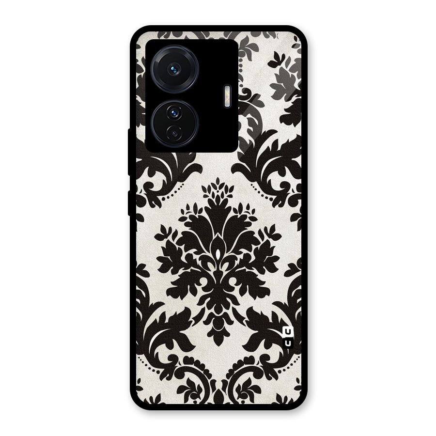 Black Beauty Glass Back Case for Vivo T1 Pro