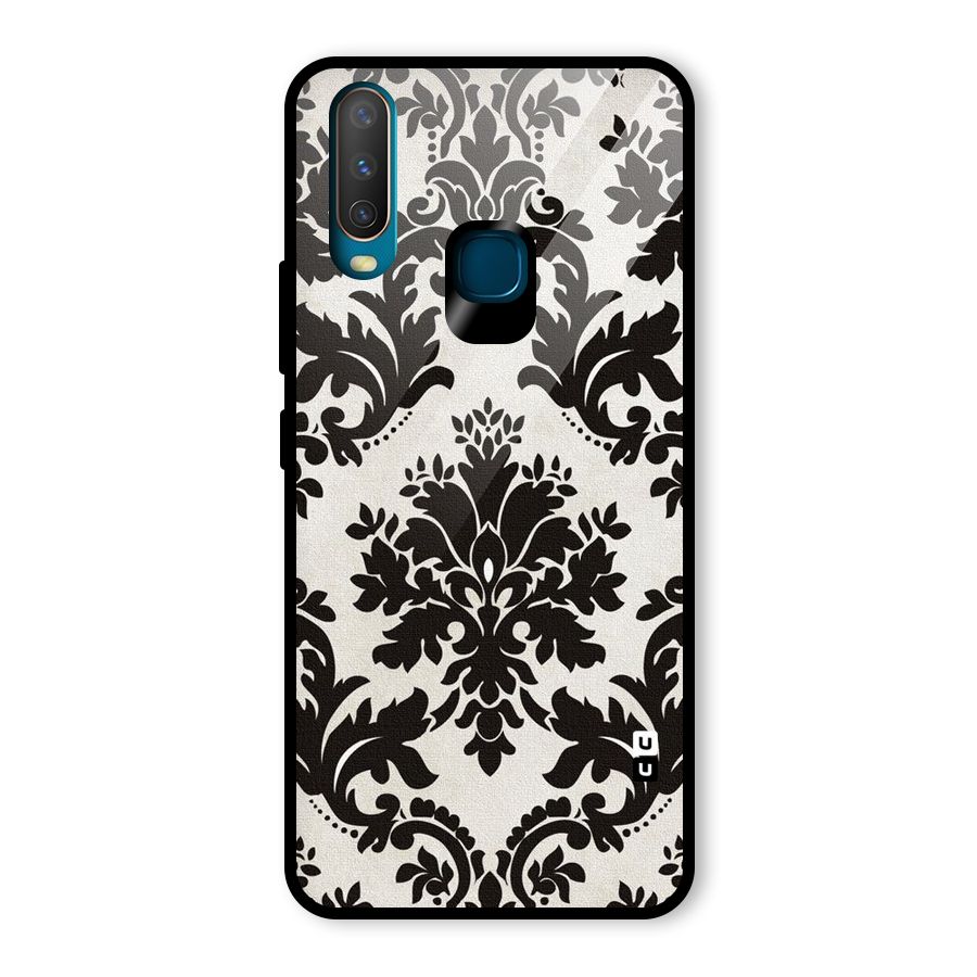 Black Beauty Glass Back Case for Vivo U10