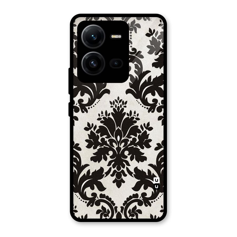Black Beauty Glass Back Case for Vivo V25