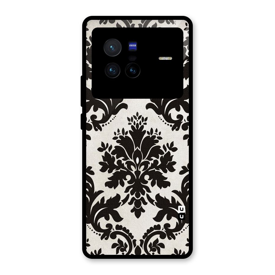 Black Beauty Glass Back Case for Vivo X80