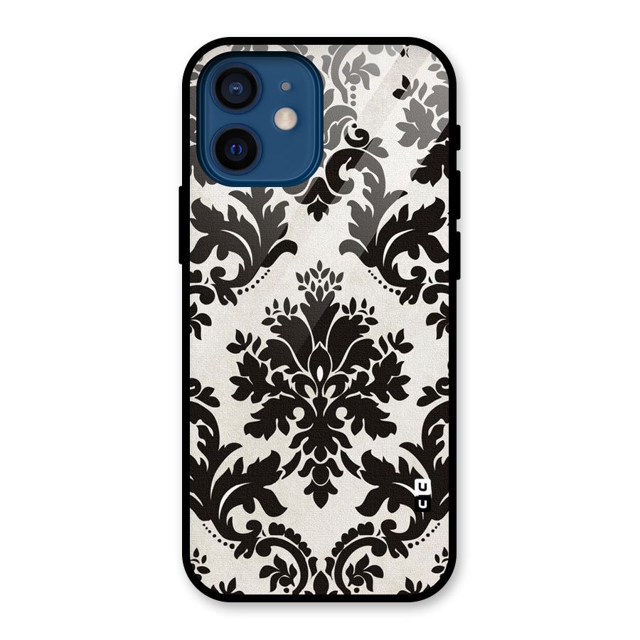 Black Beauty Glass Back Case for iPhone 12 Mini