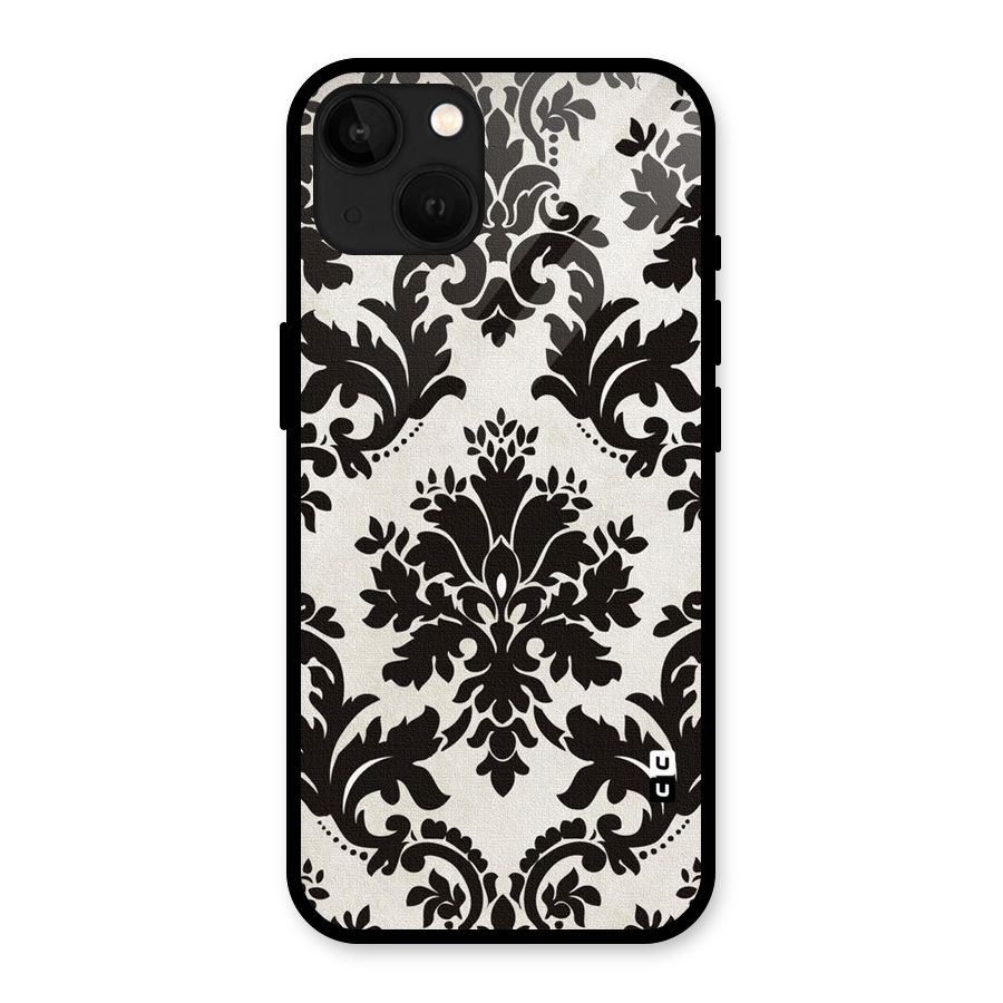 Black Beauty Glass Back Case for iPhone 13