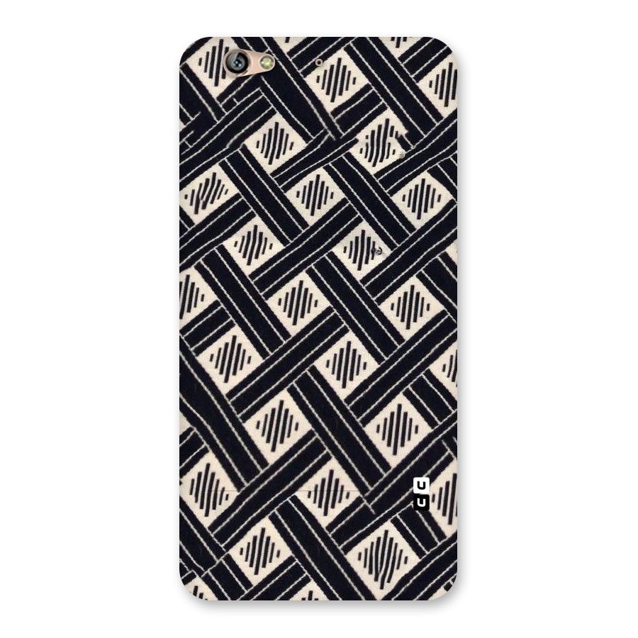 Black Beige Criscros Back Case for Gionee S6