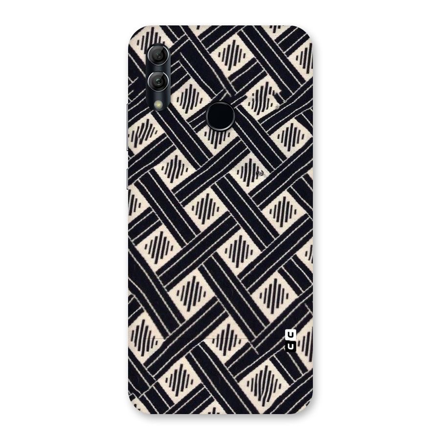 Black Beige Criscros Back Case for Honor 10 Lite