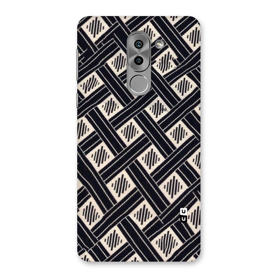 Black Beige Criscros Back Case for Honor 6X