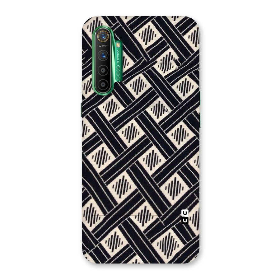 Black Beige Criscros Back Case for Realme X2