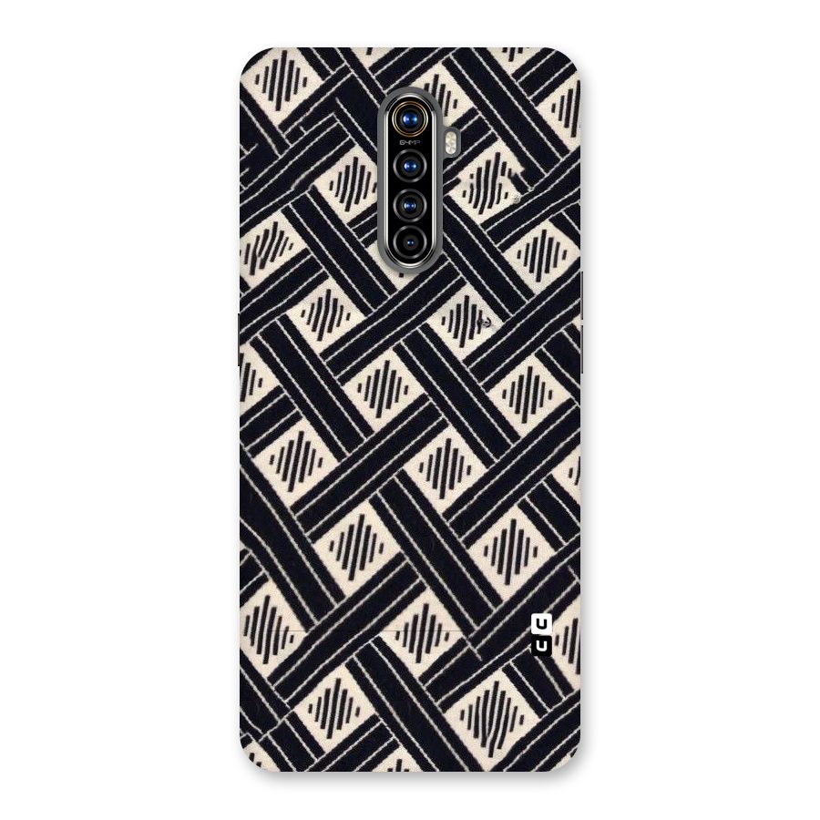 Black Beige Criscros Back Case for Realme X2 Pro