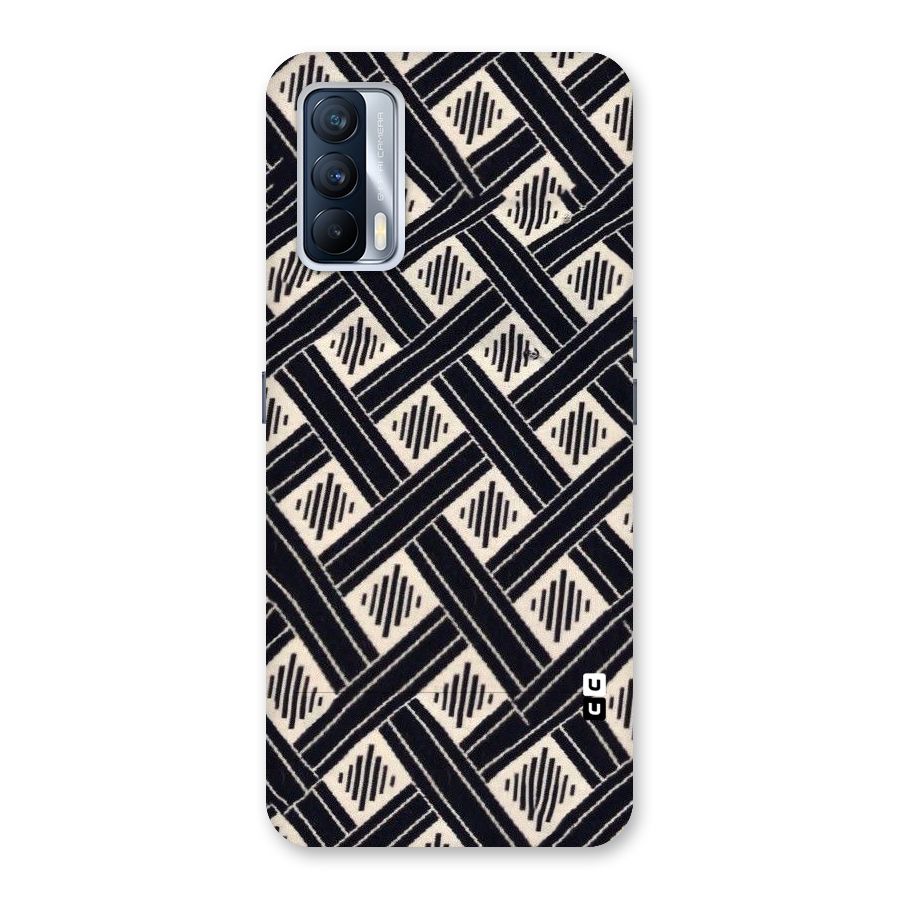 Black Beige Criscros Back Case for Realme X7