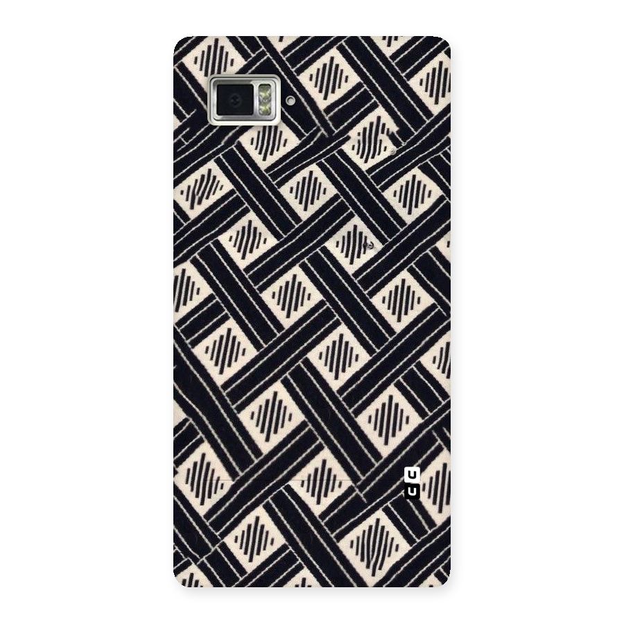 Black Beige Criscros Back Case for Vibe Z2 Pro K920