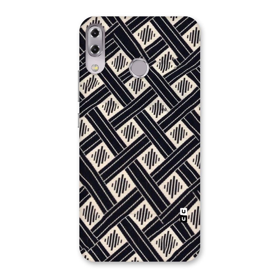 Black Beige Criscros Back Case for Zenfone 5Z