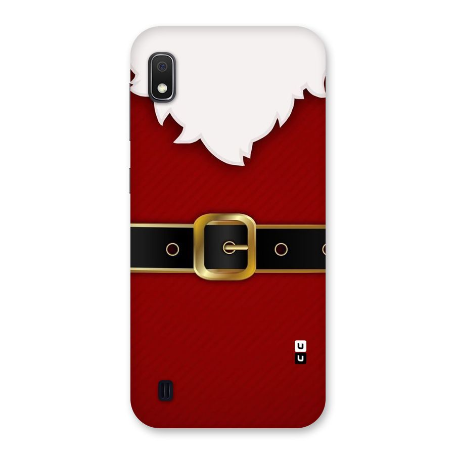 Black Belt Design Back Case for Galaxy A10